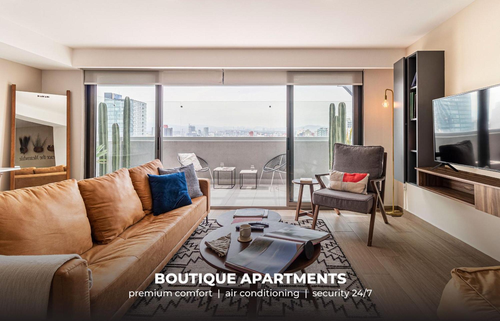 Casa Tonala By Kukun Aparthotel Mexico City Rum bild