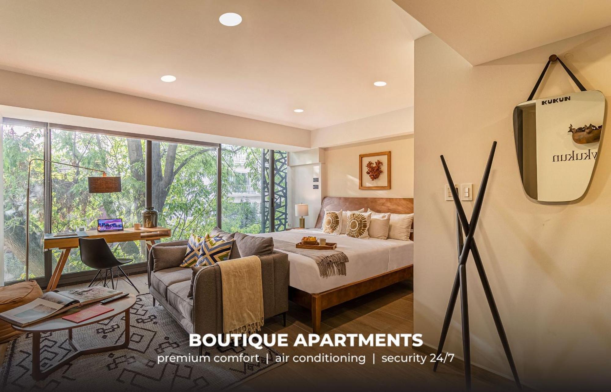 Casa Tonala By Kukun Aparthotel Mexico City Rum bild