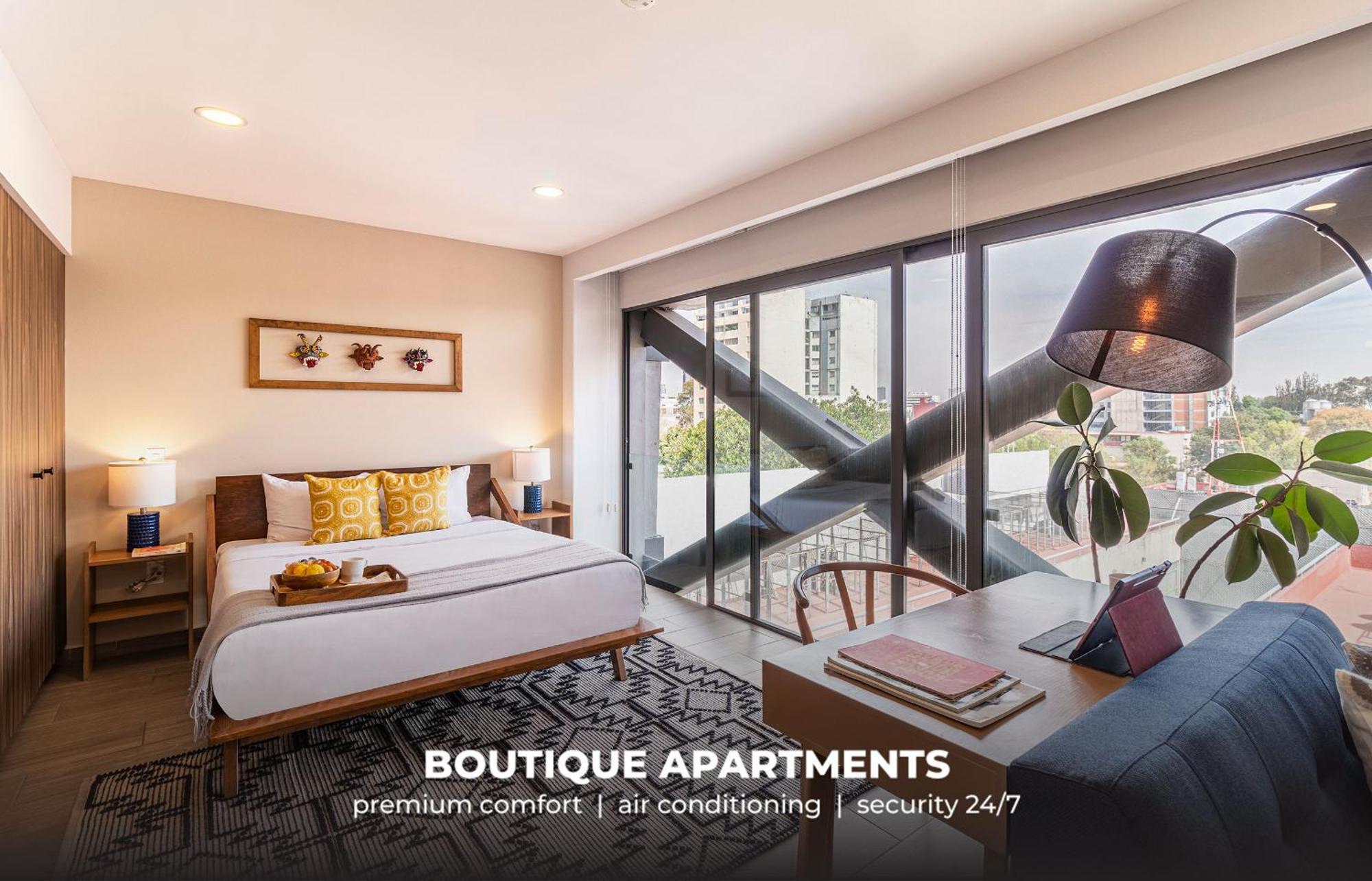 Casa Tonala By Kukun Aparthotel Mexico City Rum bild